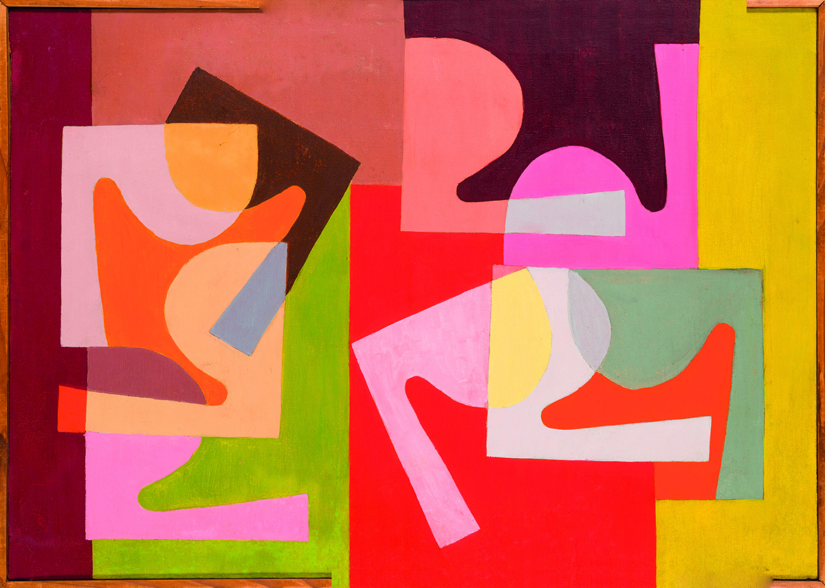 Saloua Raouda&nbsp;Choucair,&nbsp;“Fractional&nbsp;Module” (détail),&nbsp;1947-1951. Courtesy&nbsp;Galerie Saleh&nbsp;Barakat. ©&nbsp;Saloua Raouda&nbsp;Choucair Foundation/Service de presse