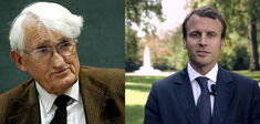 Emmanuel Macron adoubé par Jürgen Habermas à Berlin