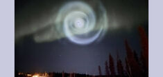 Mais que veut dire cette spirale dans le ciel ?