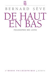 De haut en bas : Philosophie des listes