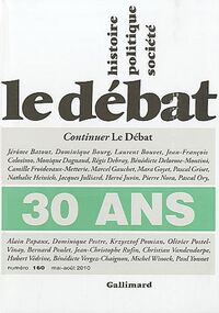 Le Débat, N° 160, mai-août 201 : 30 ans