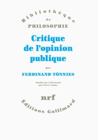 Critique de l'opinion publique
