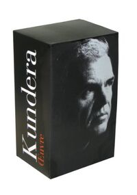 Kundera, œuvre, coffret en 2 volumes : tome 1 et tome 2
