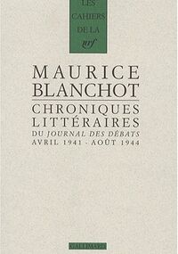 Chroniques littéraires du Journal des débats : Avril 1941-août 1944