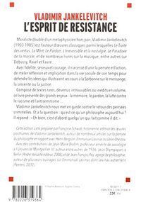 L'esprit de résistance. Textes inédits, 1943-1983