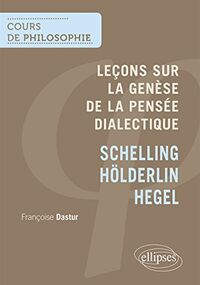 Leçons sur la Genèse de la Pensée Dialectique. Schelling, Hölderlin, Hegel