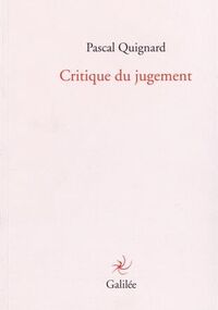 Critique du jugement