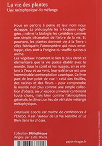 La vie des plantes : Une métaphysique du mélange