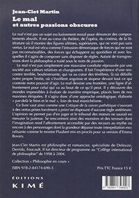 Le mal et autres passions obscures