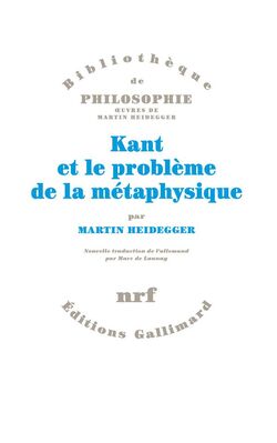 Kant et le problème de la métaphysique 
