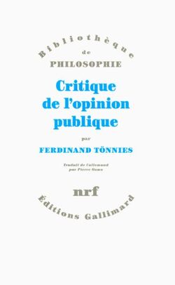 Critique de l'opinion publique