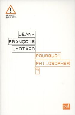 Pourquoi philosopher ?
