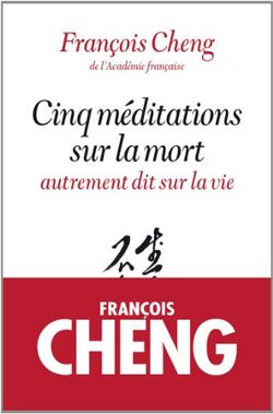 Cinq méditations sur la mort - autrement dit sur la vie