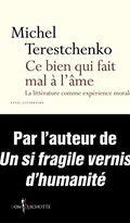 Ce bien qui fait mal à l'âme. La littérature comme expérience morale