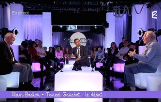 Alain Badiou, Marcel Gauchet: ils rejouent le match à la télé