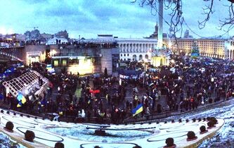 Sur les barricades de Kiev