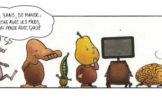 “On marche avec les pieds, mais on pense avec quoi ?”