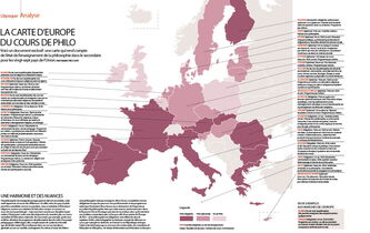 La carte d’Europe du cours de philo