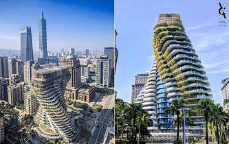 Tour Agora Garden de Taipei : pourquoi la technique s’inspire de la nature