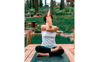 Tapis de yoga. Un p’tit coin de paradis